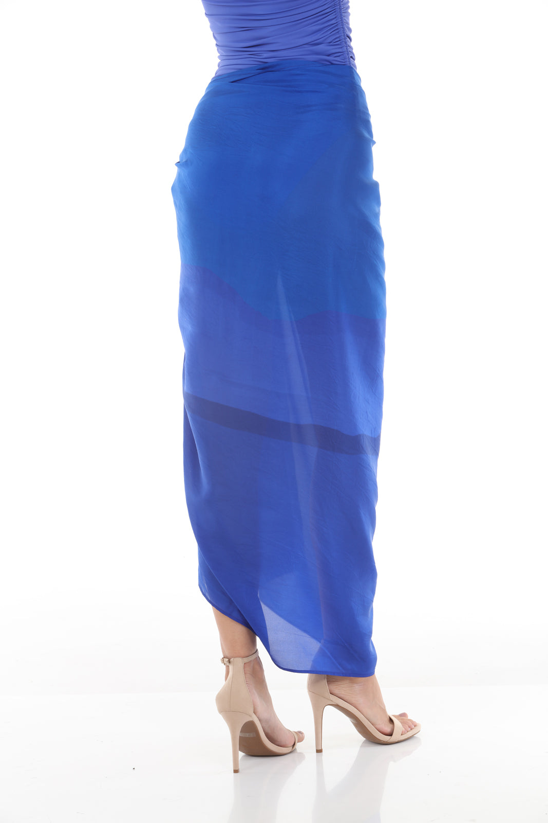 Pareo Wave Print / Royal Blue/Moroccan Blue back