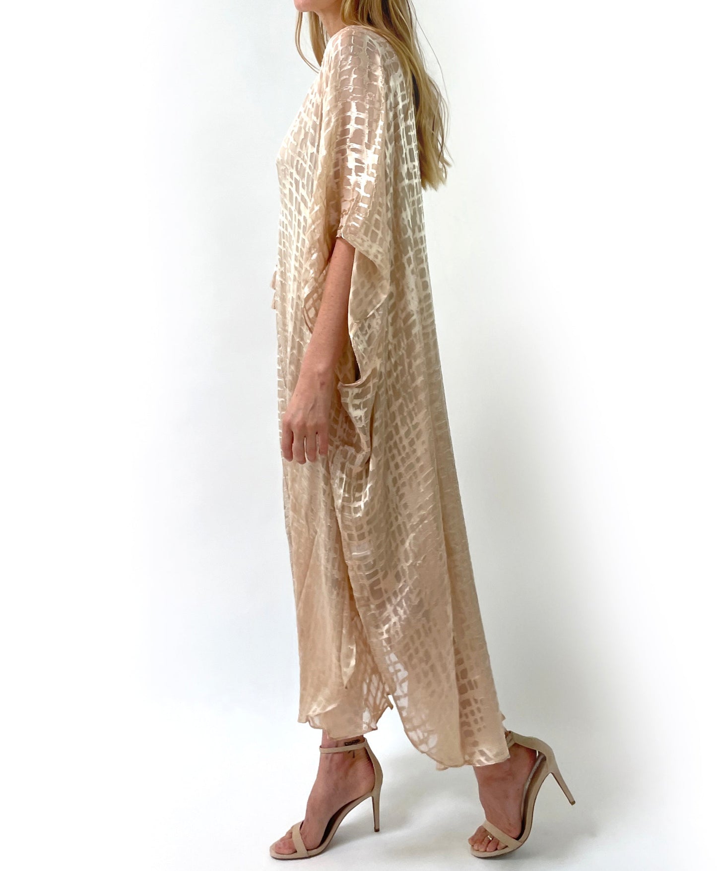 Victoria Caftan | Sand - Side