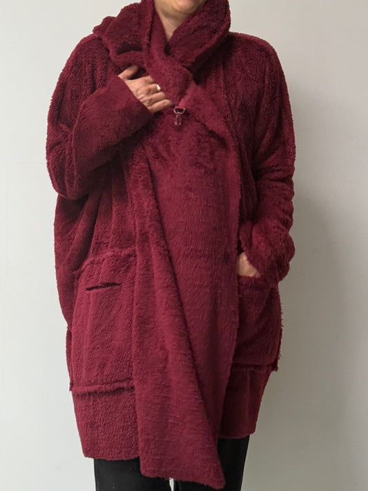 Fluffy | Burgandy