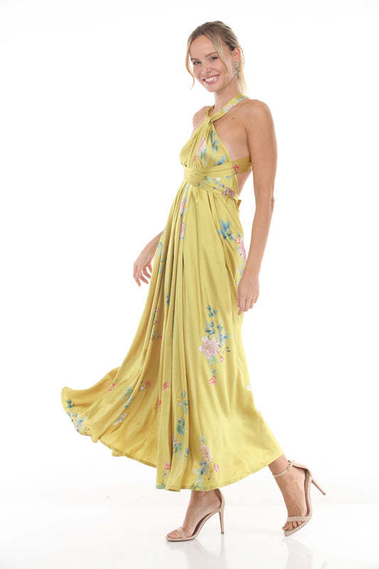 Halter Dress with Belt VACANCES Halter Dress with Belt VACANCES