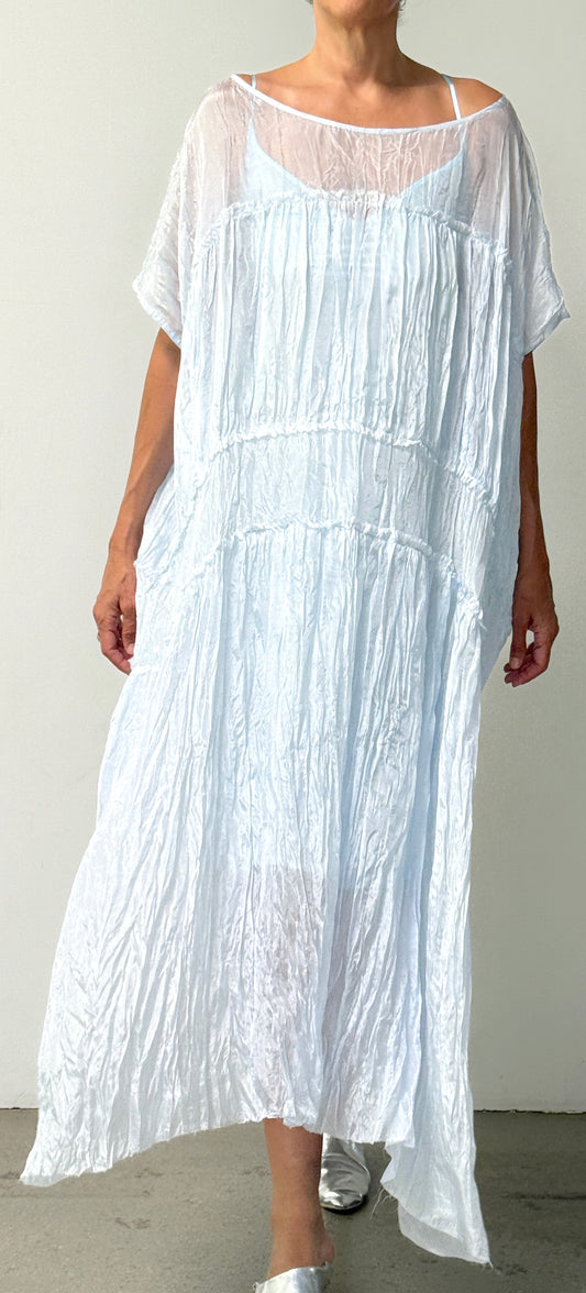 Three Tier Dress | French Blue