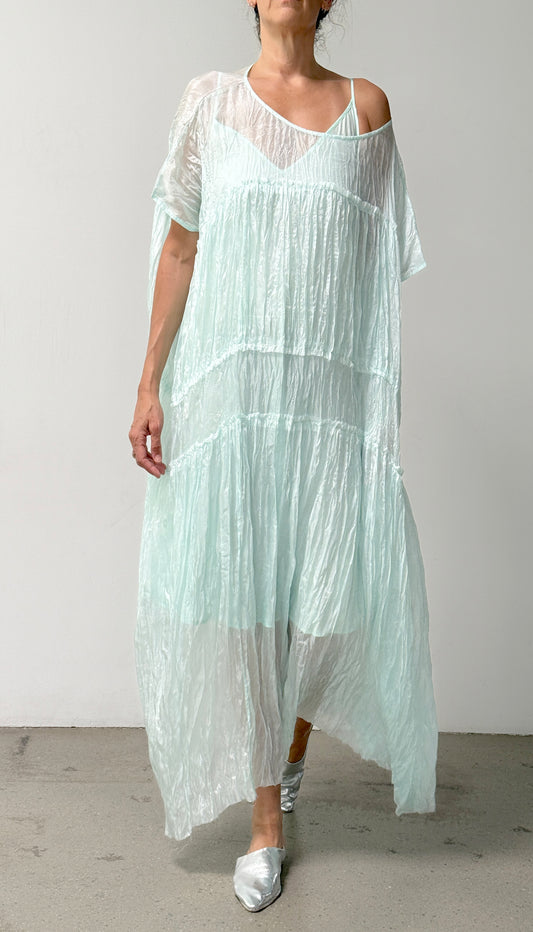 Three Tier Dress | Turquoise