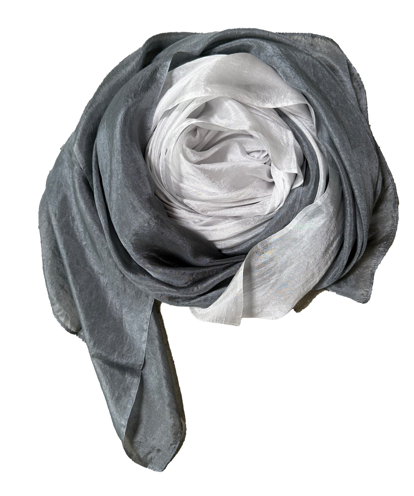 Dip Dye Scarf | Grey