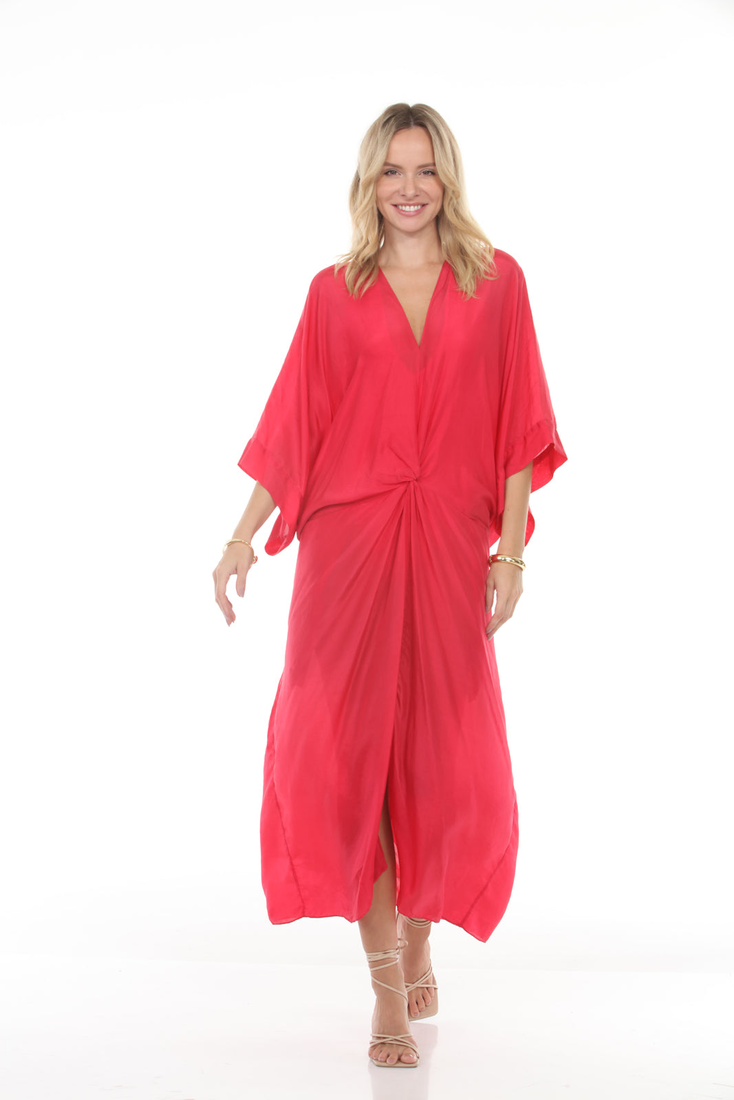 Knot Front Dress | Pink