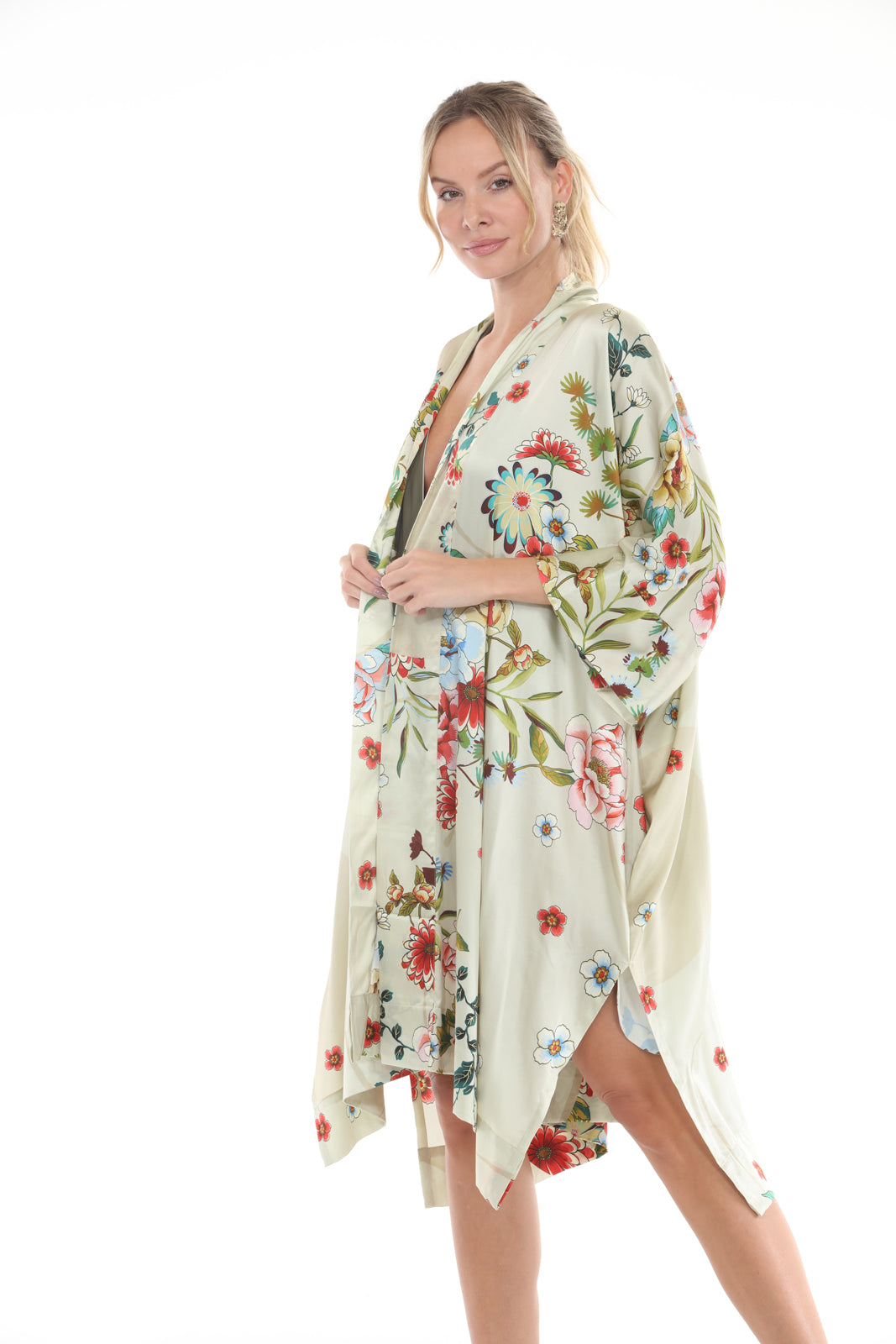 Nataly Char Kimono - side closeup