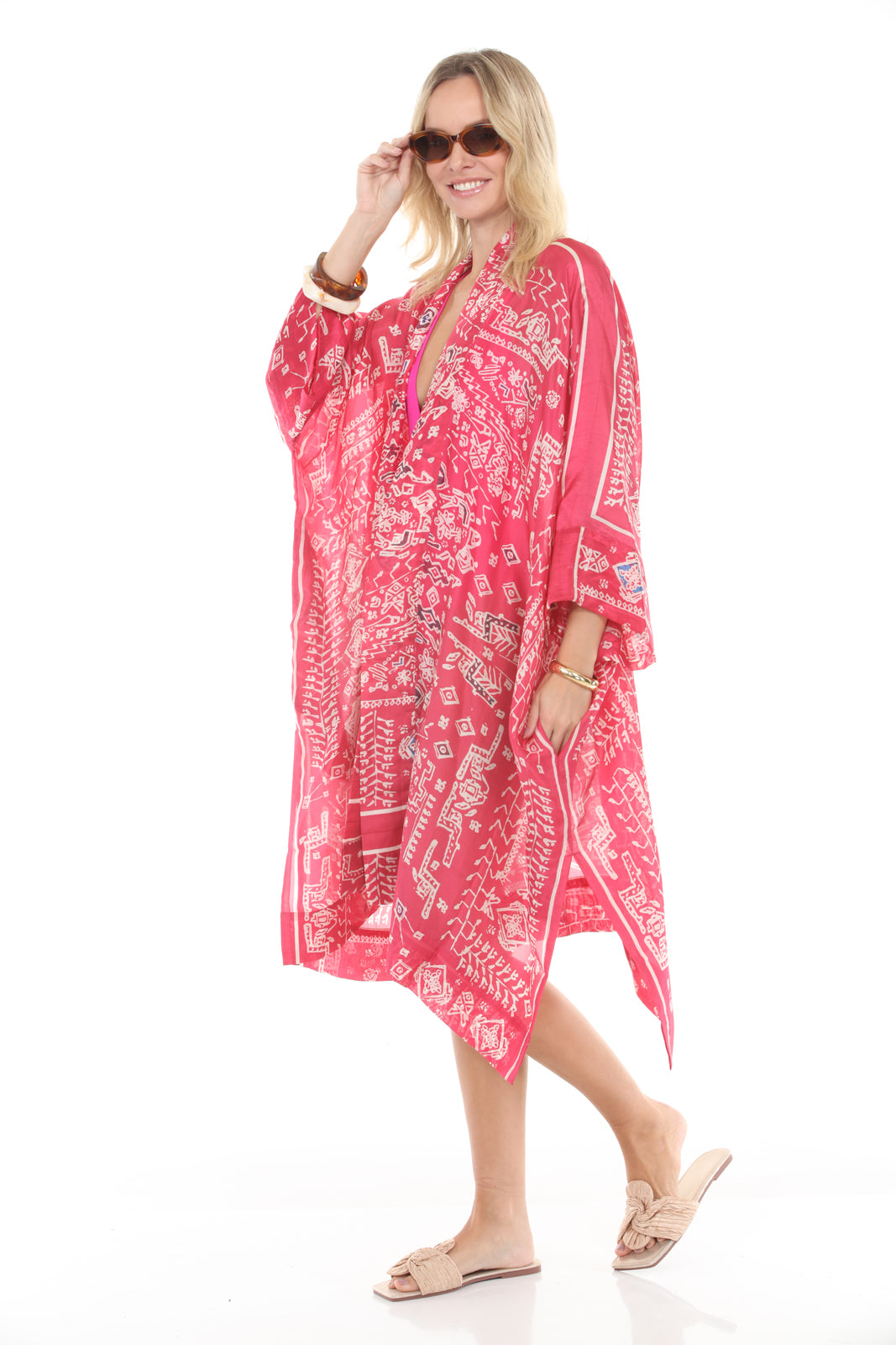 Nataly Kimono Printed | Red