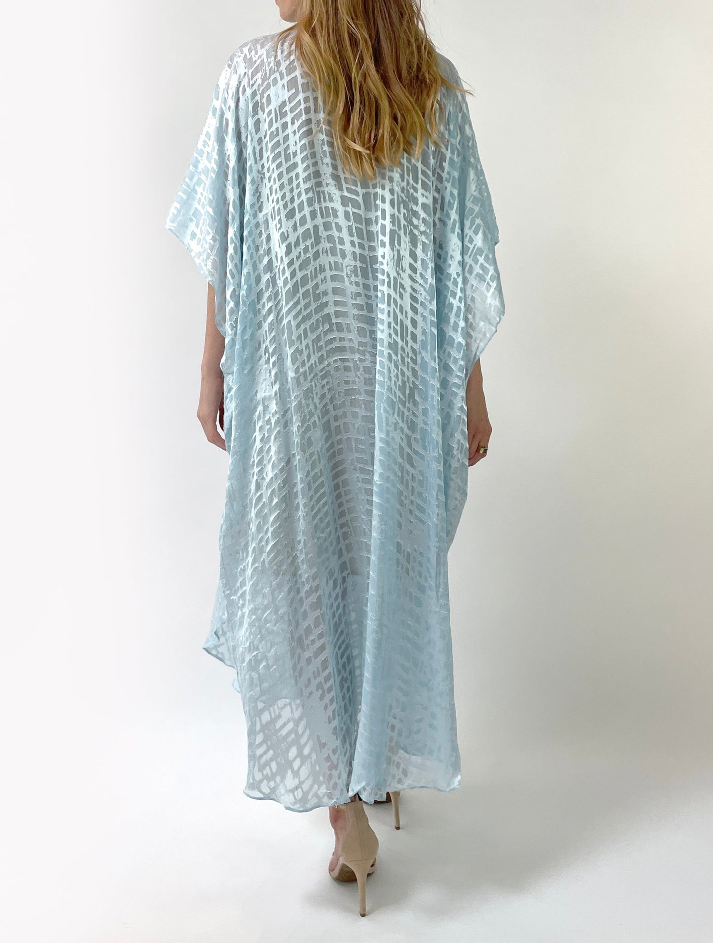 Victoria Caftan | Seafoam Back
