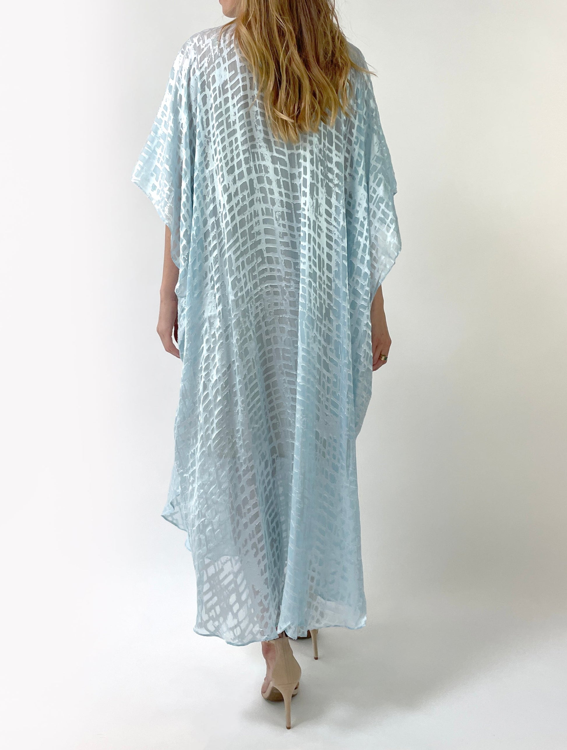 Victoria Caftan | Seafoam Back