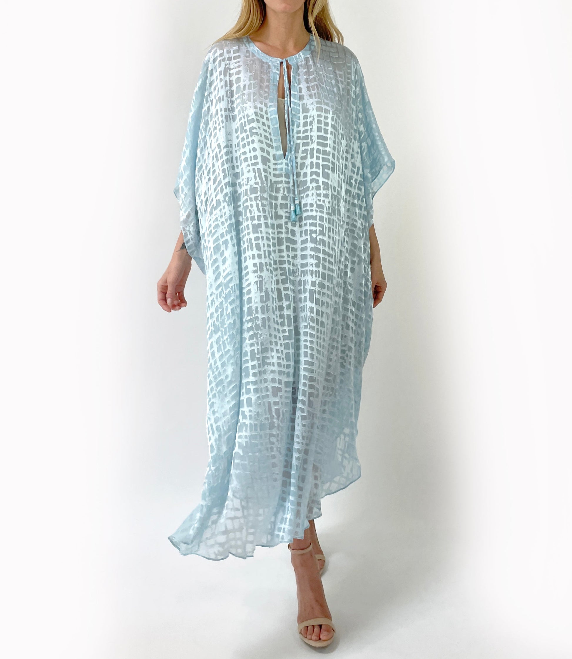 Victoria Caftan | Seafoam Front