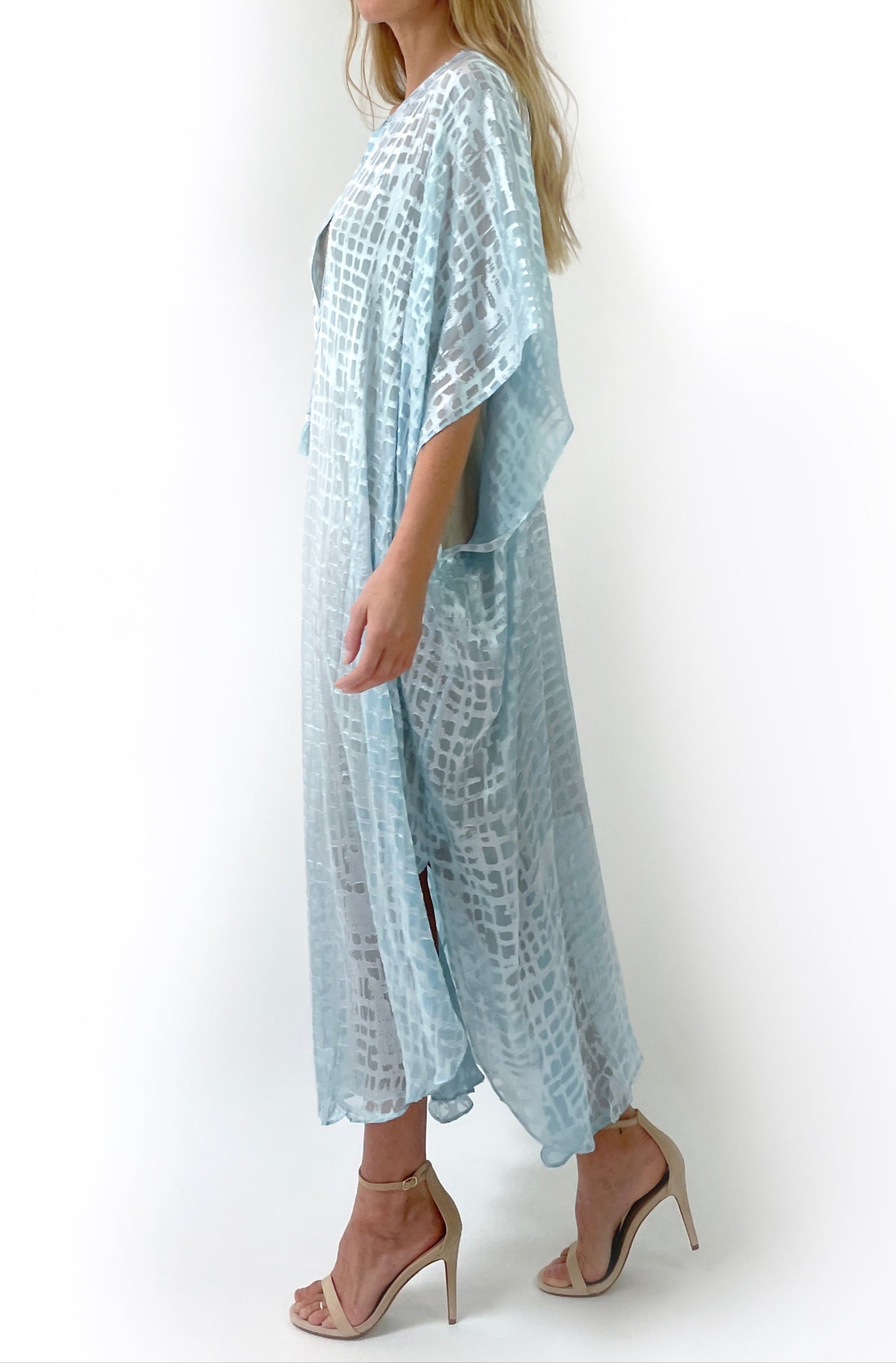 Victoria Caftan | Seafoam Side