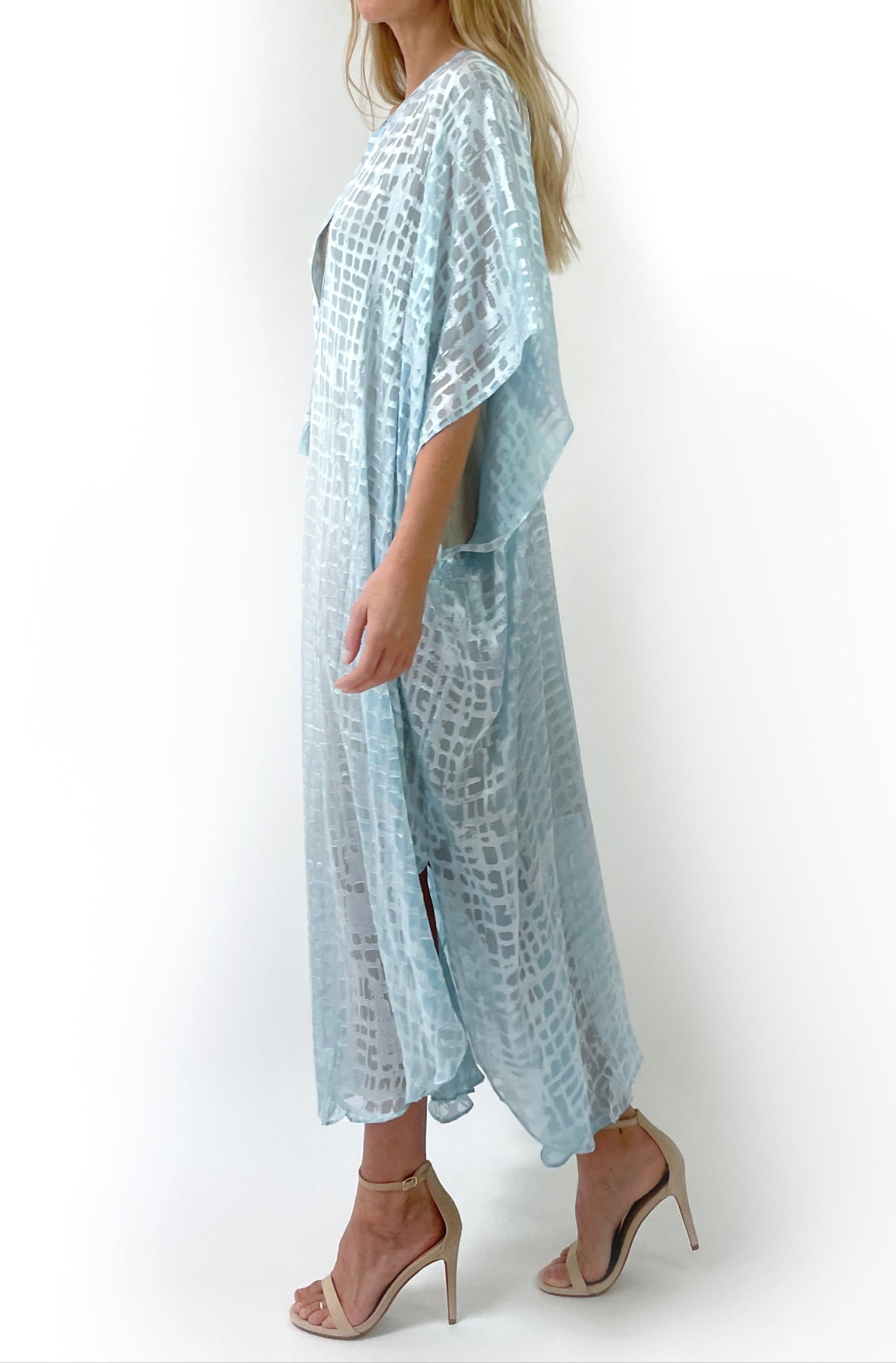 Victoria Caftan | Seafoam Side