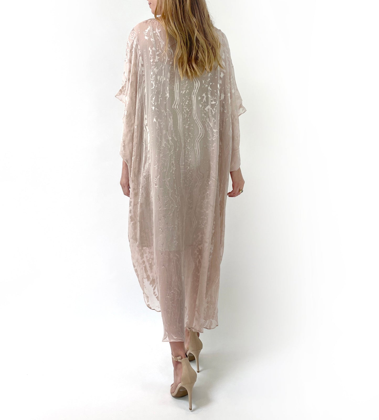 Zoe Caftan | Blush - Back