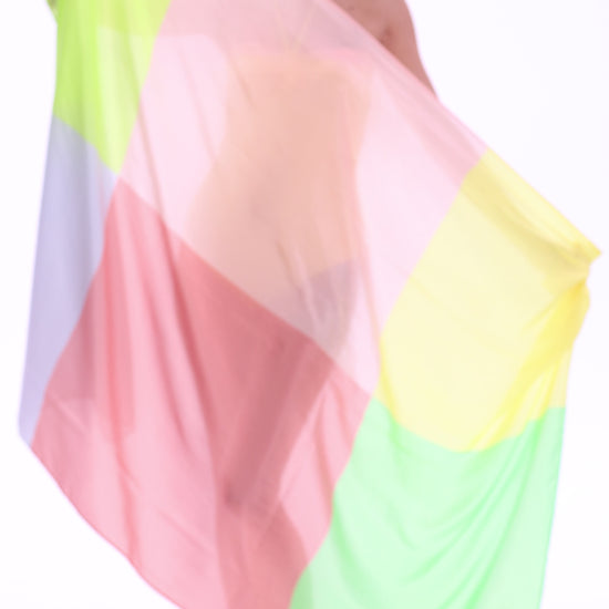 Pareo Squares Circus | Peach/Lime/Grey video